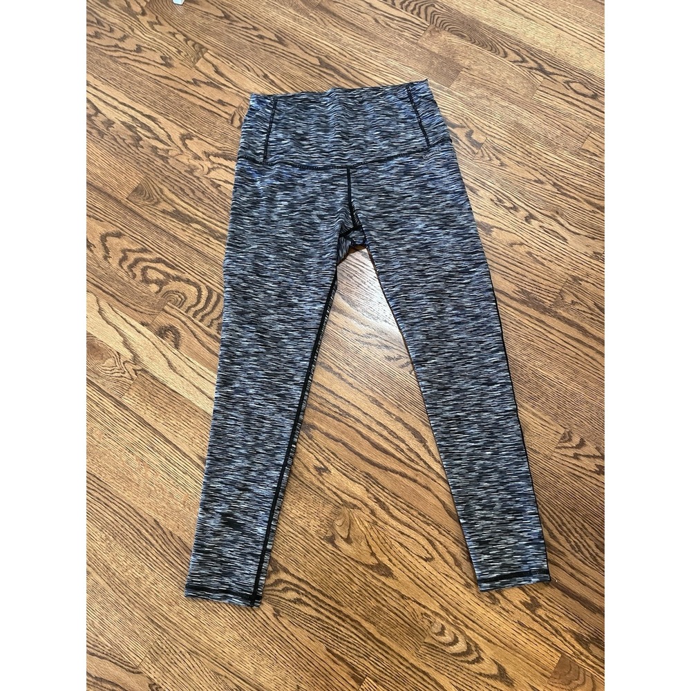 Dragon Fit Leggings Womens L Black Excellent Space Dye Pockets Yoga